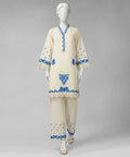 J. Original 50% Off – Off White Embroidered Cambric Unstitched 2Pc