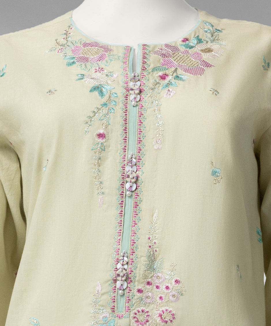 J. Original 70% Off – Purple Embroidered Liminal Unstitched 3Pc