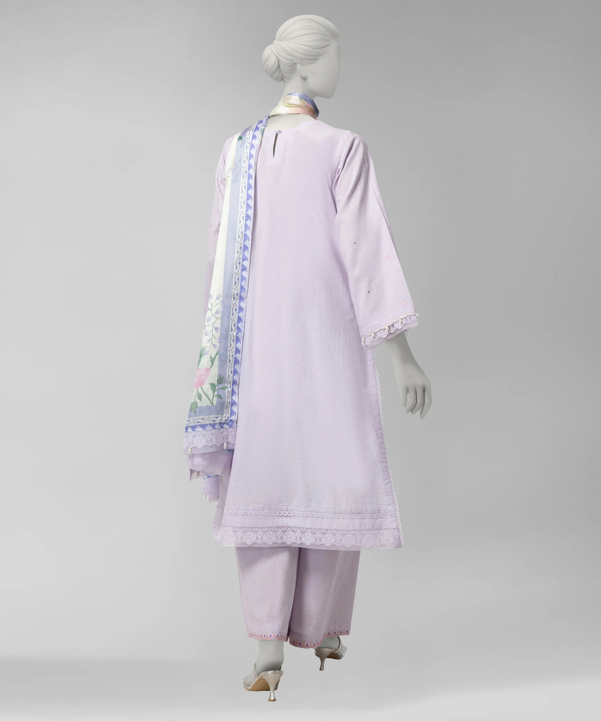 J. Original 70% Off – Purple Embroidered Liminal Unstitched 3Pc