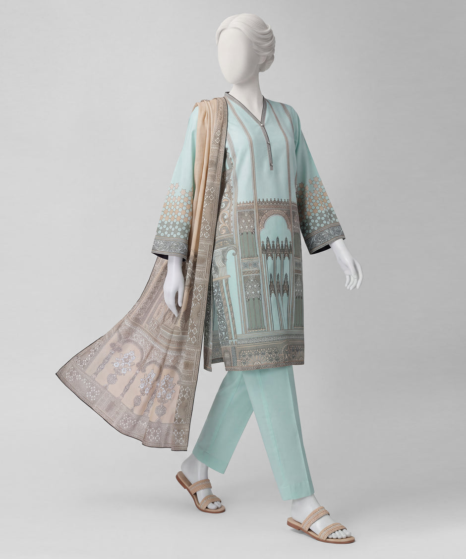 J. Original 50% Off – Blue Unstitched 3Pc
