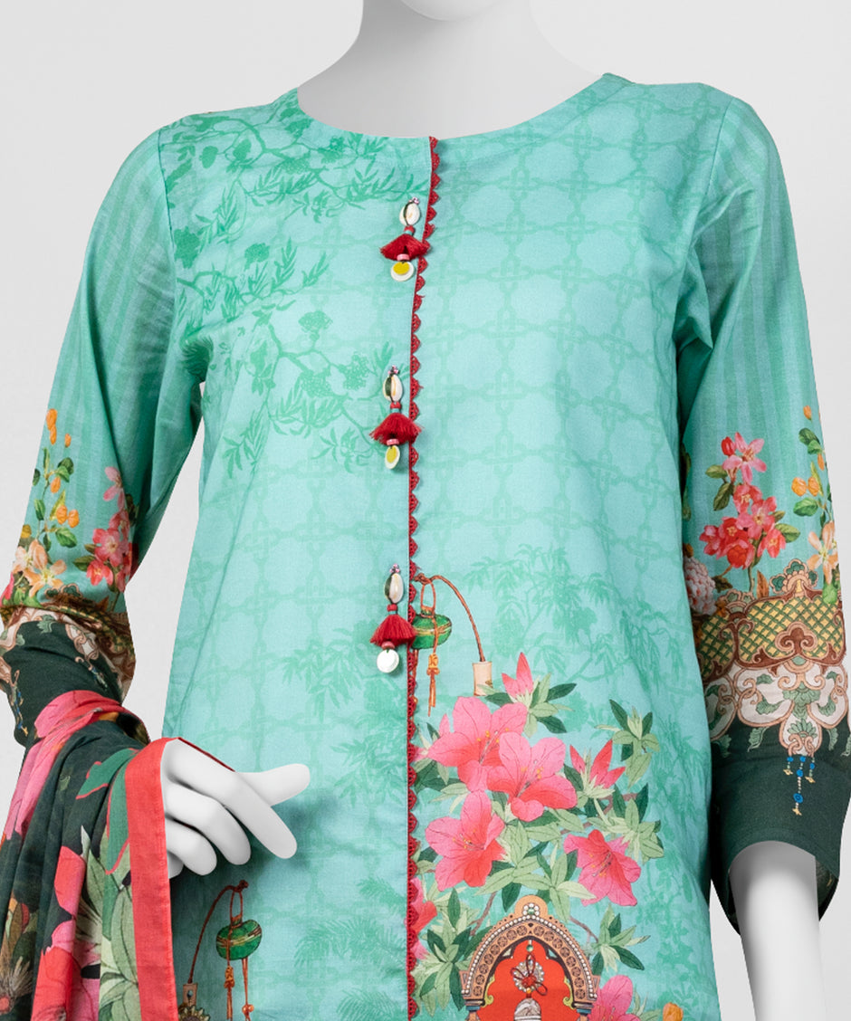 J. Original 50% Off – Blue Unstitched 3Pc