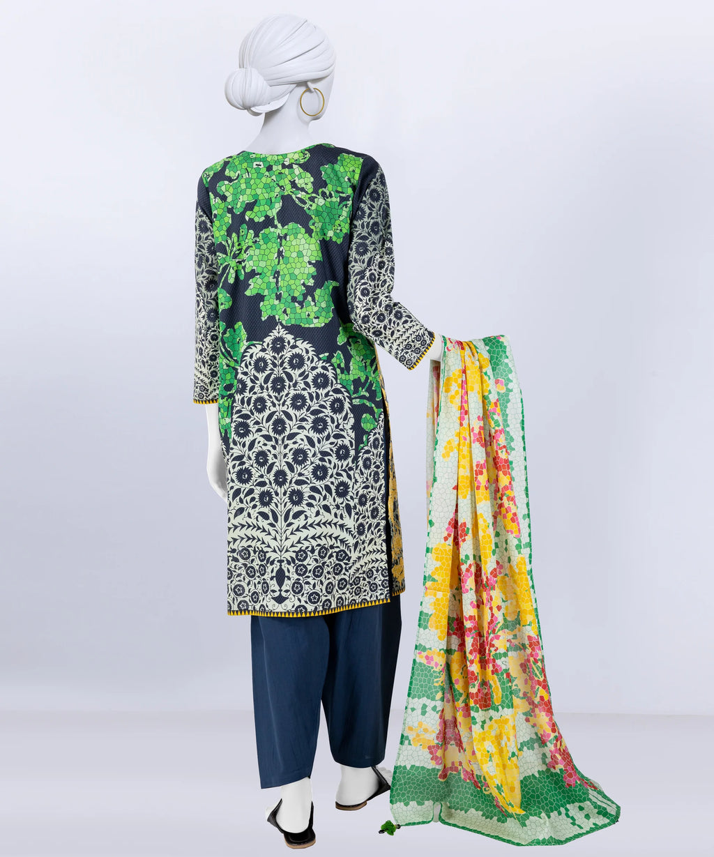 J. Original 50% Off – Blue Unstitched 3Pc
