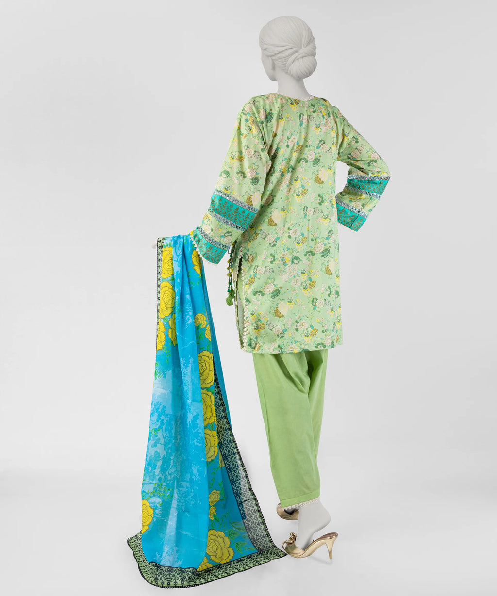 J. Original 50% Off – Multicolor Unstitched 3Pc