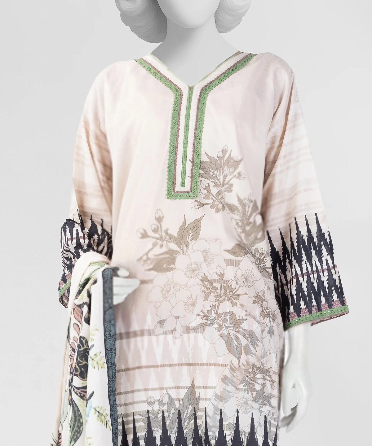 J. Original 50% Off – Multicolor Unstitched 3Pc